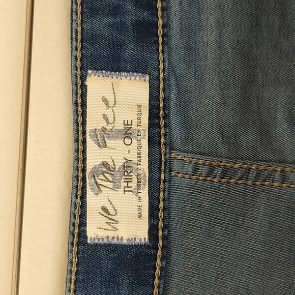 🔥HP🔥Free People Just Float On Flare Bell Bottom Jeans Vintage Inspired Size 31 - Picture 5 of 8